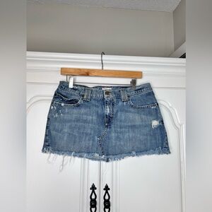 A&F denim skirt